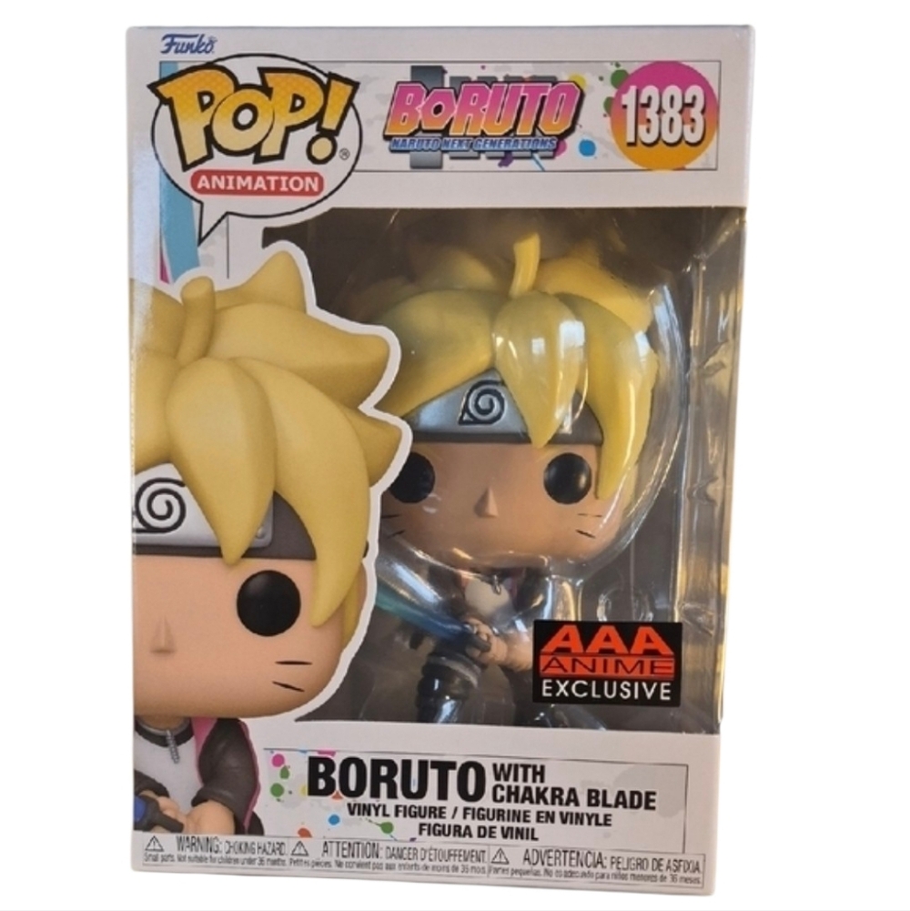 Funko × Naruto Nxt Gen Baruto with Chakra Sword POP Vinyl Figure,Yellow & Silver